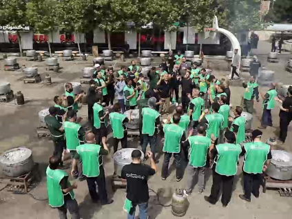 آیین باشکوه سوم امام حسین(ع) با حضور پیشکسوتان و چهره‌های مردمی در سیزدهم محرم برگزار شد