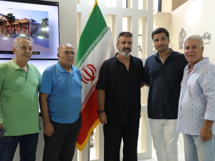حضور ستاره‌های فوتبال در غرفه ماه‌ لند ؛ روز دوم نمایشگاه صنعت ساختمان با شور ویژه به پایان رسید + تصاویر