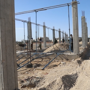 شروع کفراژ بندی زیر سقف فاز دوم بازارچه