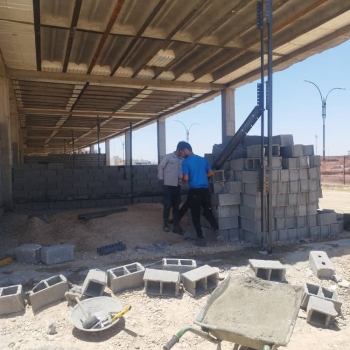 شروع دیوارکشی های بازارچه