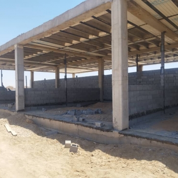 دیوار کشی فاز دوم بازارچه