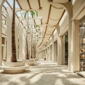 نمای داخلی بازارچه