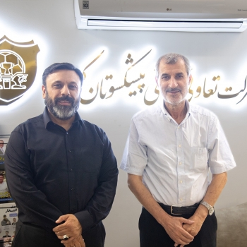 حضور محمد مایلی کهن در تعاونی پیشکسوتان کهن 